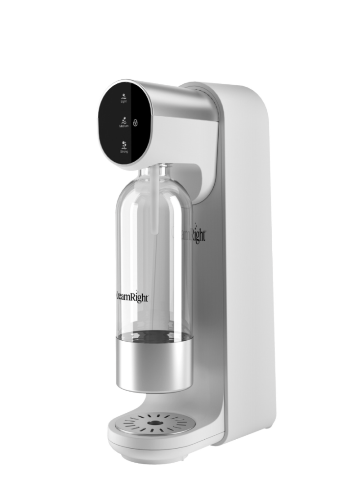 BidoSoda-Touch, White color, Electric Soda maker, CO2 Cylinder not included